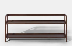 Agnes Long Shelving – Walnut