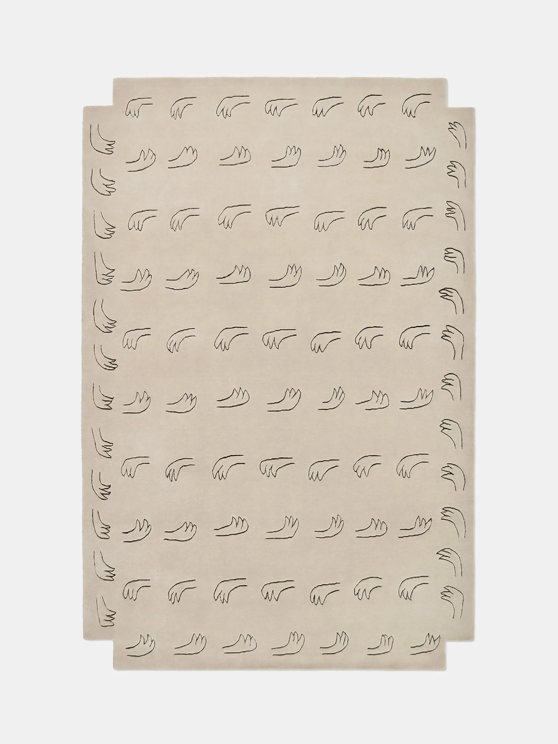 All Hands Rug - Beige