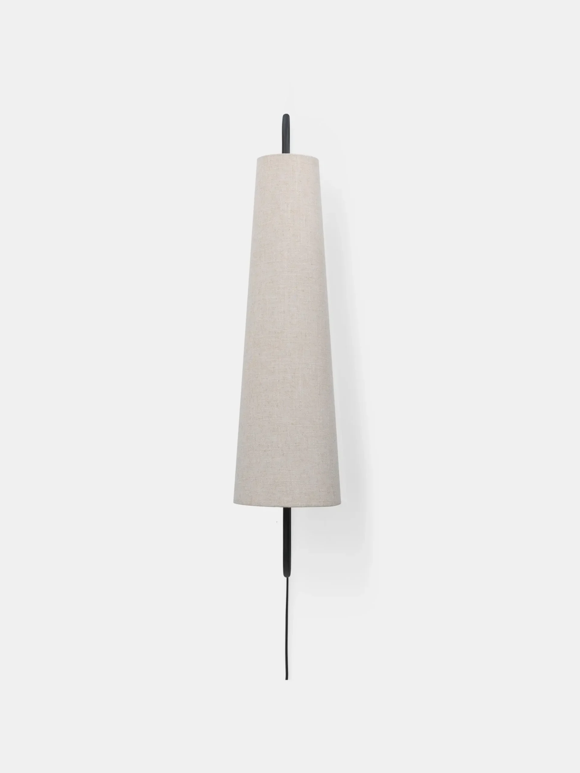 Ancora Wall Lamp 100 - Black/Natural