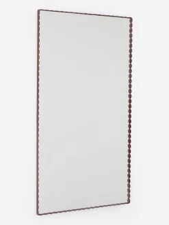 Arcs Mirror Rectangle L - Burgundy