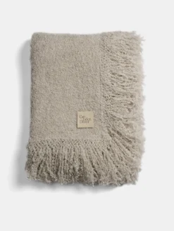 Beige Throw
