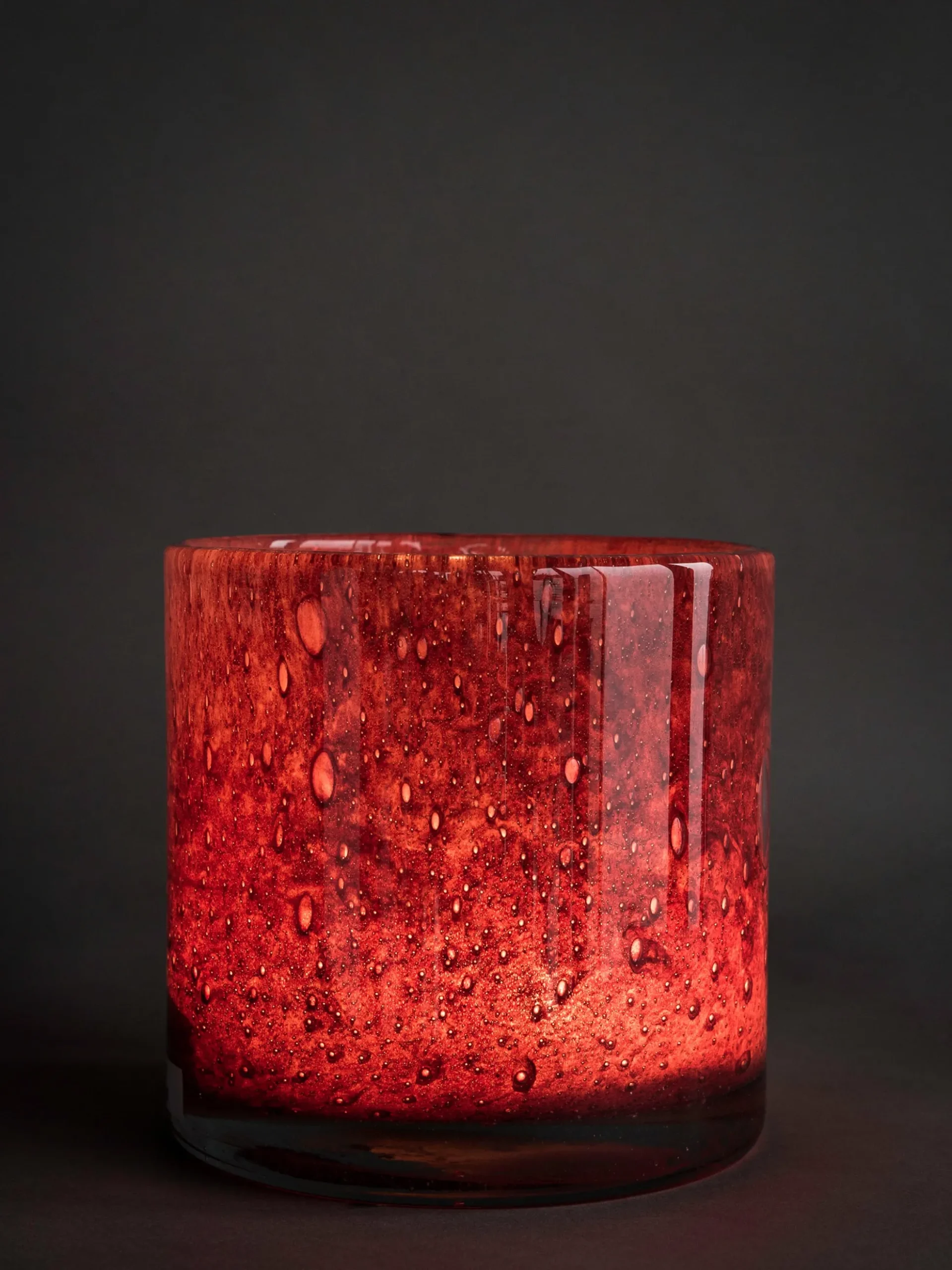 Belle Candle Holder - Claret Red - Large