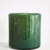 Belle Candle Holder - Moss Green - Large