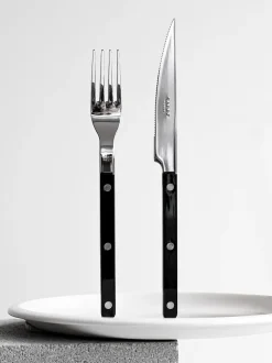 Bistrot Shiny Black Cutlery
