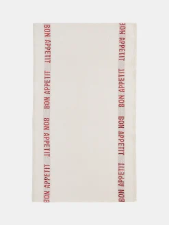 Bon Appetit Dish Towel - Red