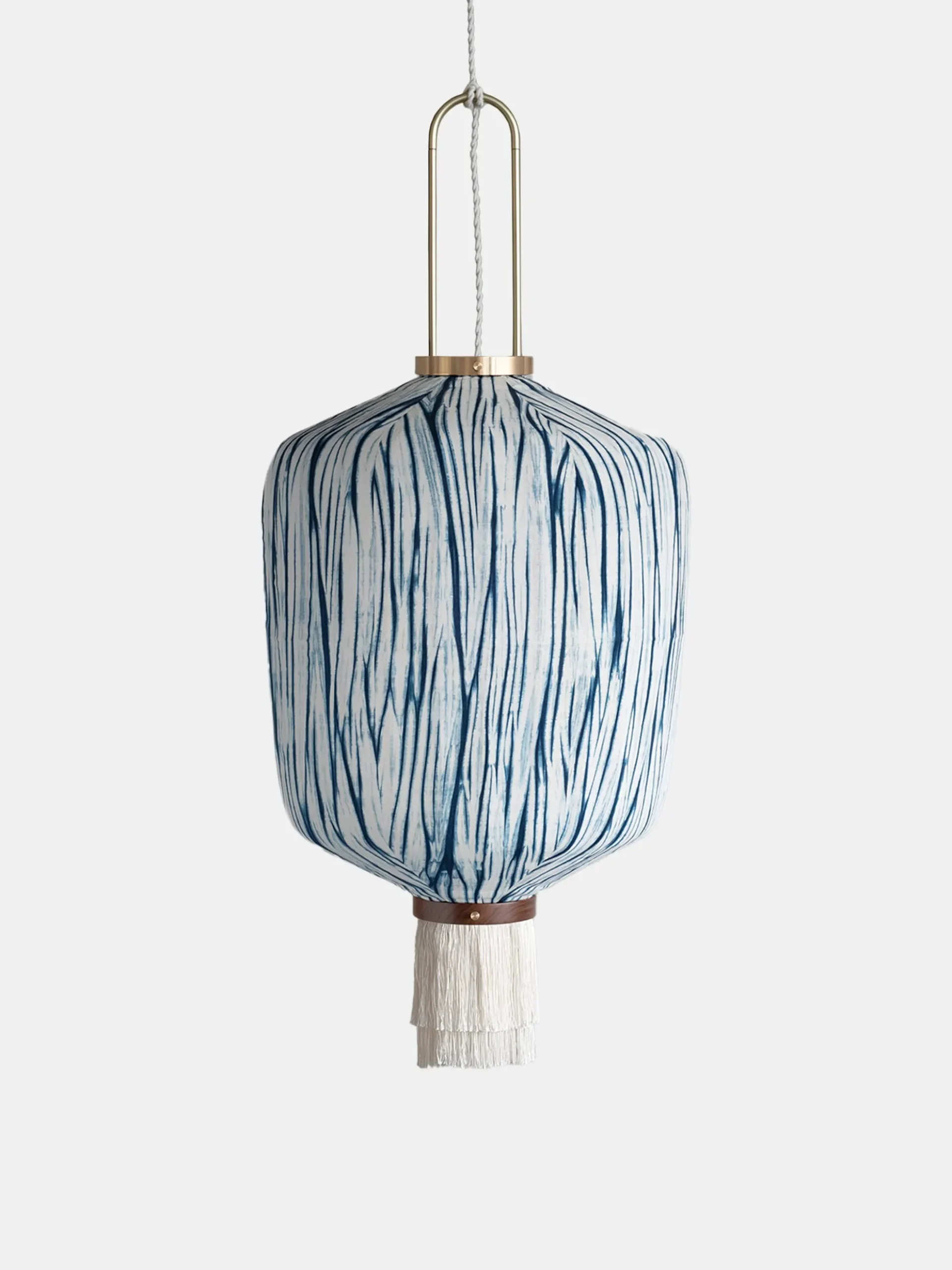 Bucket Pendant - Plant Dyed Pattern