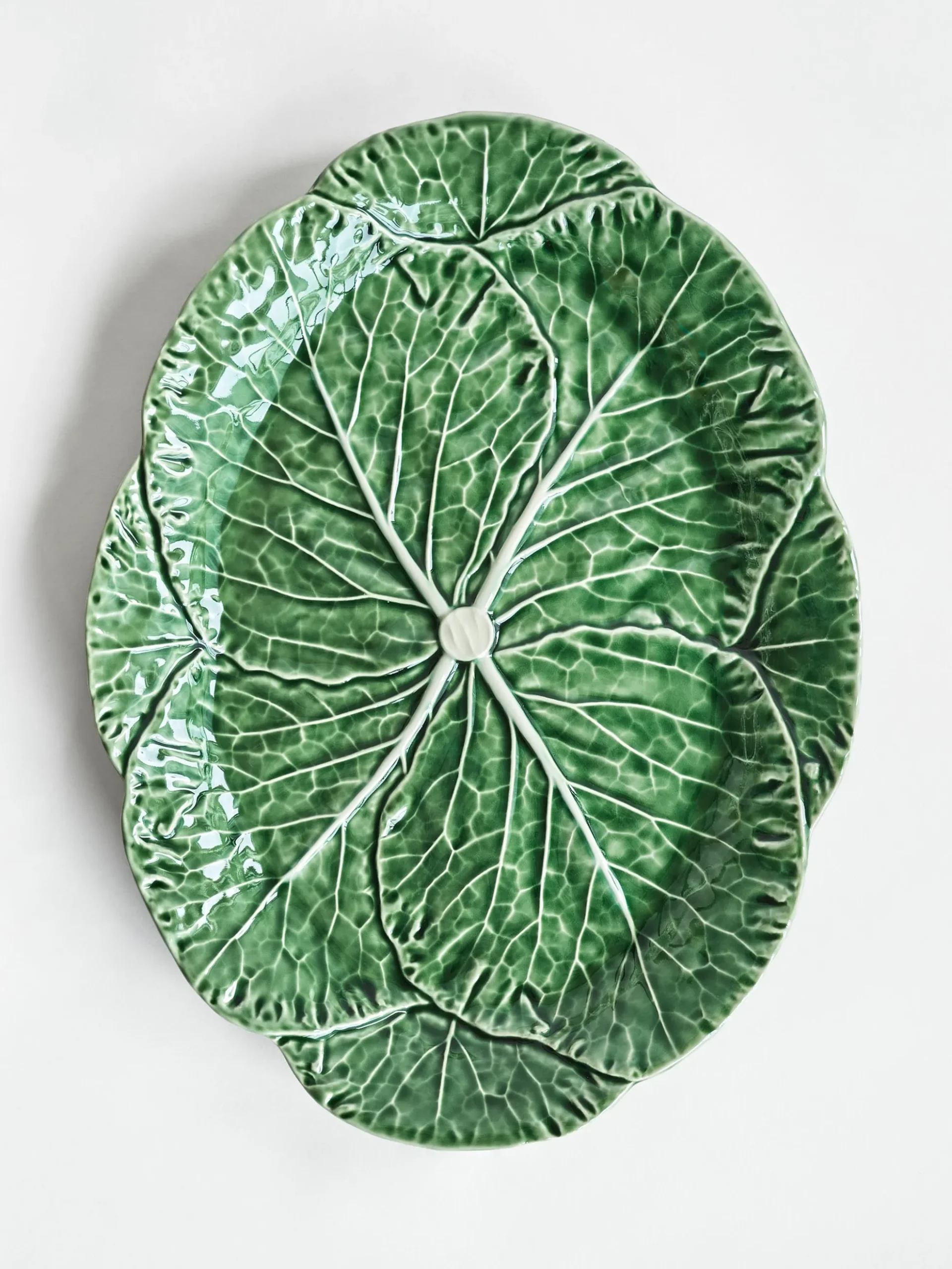 Cabbage Oval Plate - Large