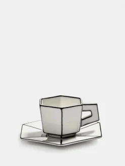 Carte Blanche Espresso Cup with Saucer
