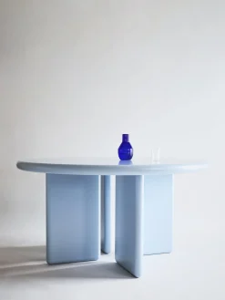 Chunky Round Table - Light Blue - 140