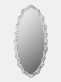 Clam Shell Mirror Large Oval