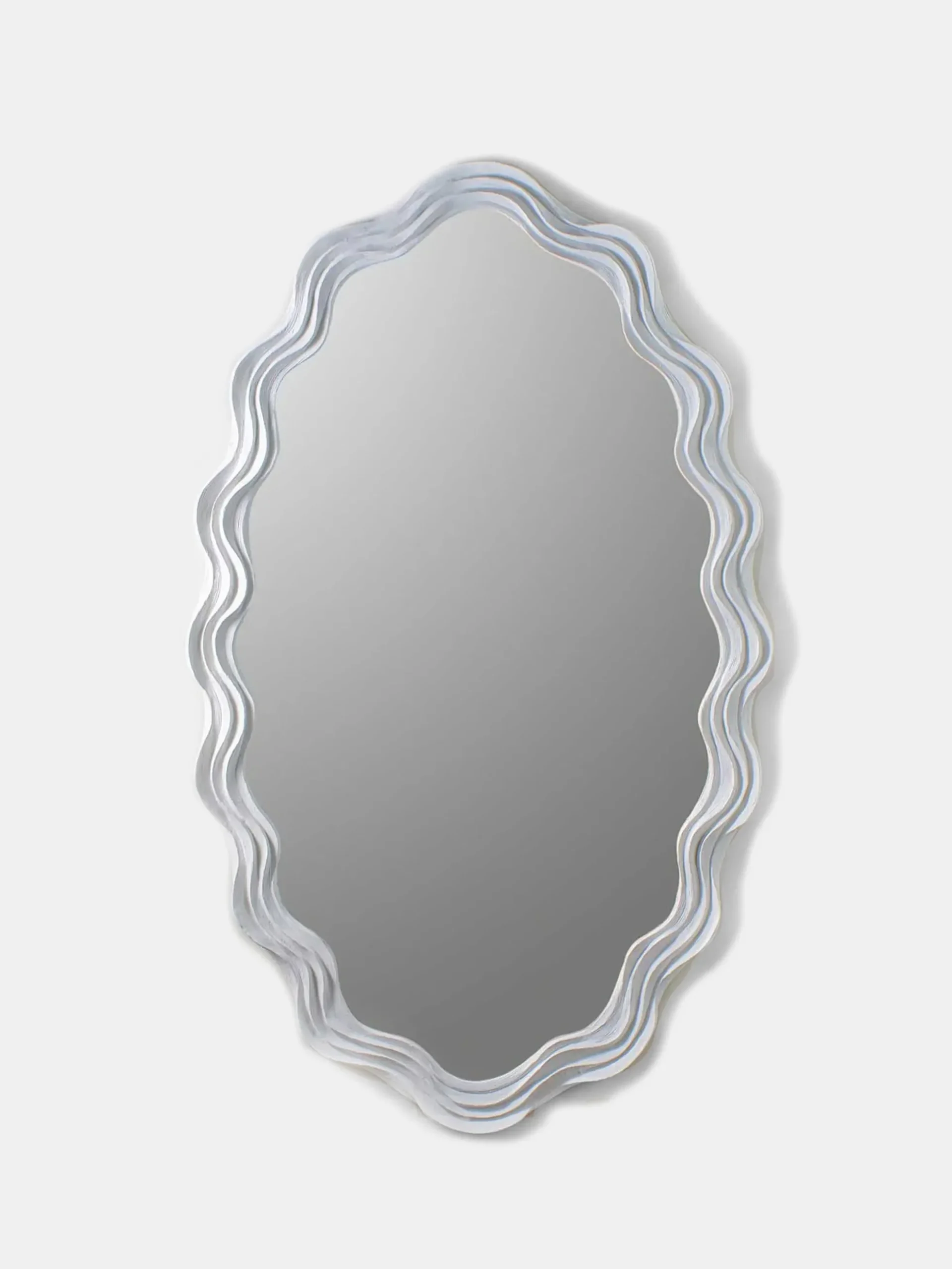 Clam Shell Mirror Oval
