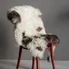 Curly Sheepskin - Brown White