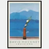 David Hockney - Mount Fuji and Flowers