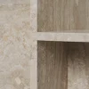 Distinct Side Table - Travertine