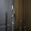 Drip Candle Holder - Silver
