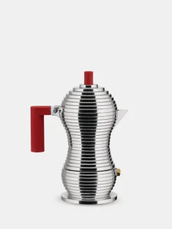 Espresso Coffee Maker Pulcina 3 Cups - Red