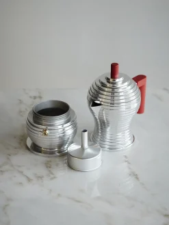 Espresso Coffee Maker Pulcina 3 Cups - Red