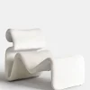 Etcetera Lounge Chair - Creme White
