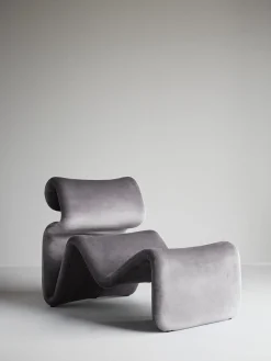 Etcetera Lounge Chair - Zink Grey