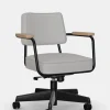Fauteuil Direction Pivotant – Twill – Light Grey