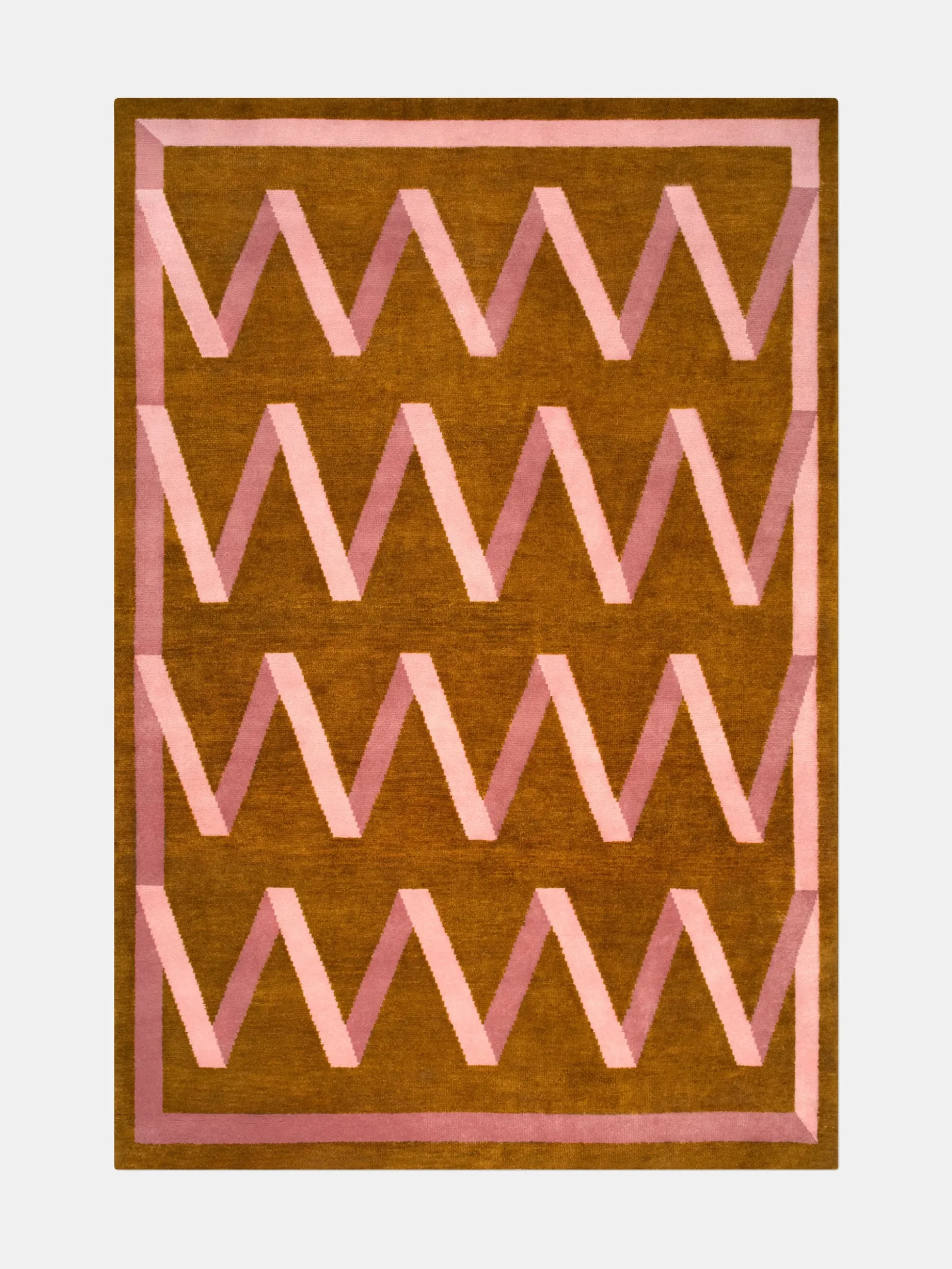 Folding Ribbon - Amber/Pink