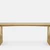 Geometric Dining Table - Oak