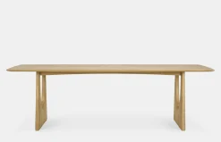 Geometric Dining Table - Oak