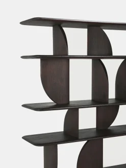 Geometric Rack - Teak Brown