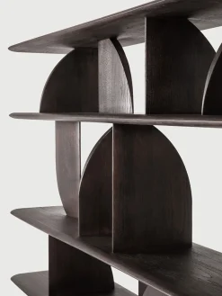 Geometric Rack - Teak Brown