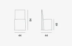 Gervasoni - Ghost Out 23 - Chair