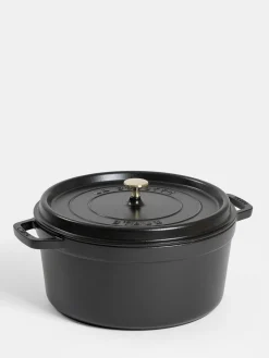 La Cocette Round Cast Iron Black - 30 cm