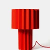 L'art Plissé Table Lamp Studio Edition - Red