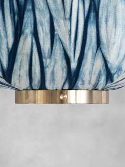 Mandarin Pendant - Plant Dyed Pattern
