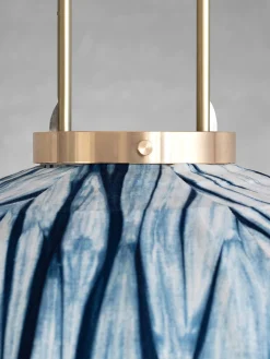 Mandarin Pendant - Plant Dyed Pattern