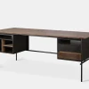 Oscar Desk - Teak - 2 Drawers