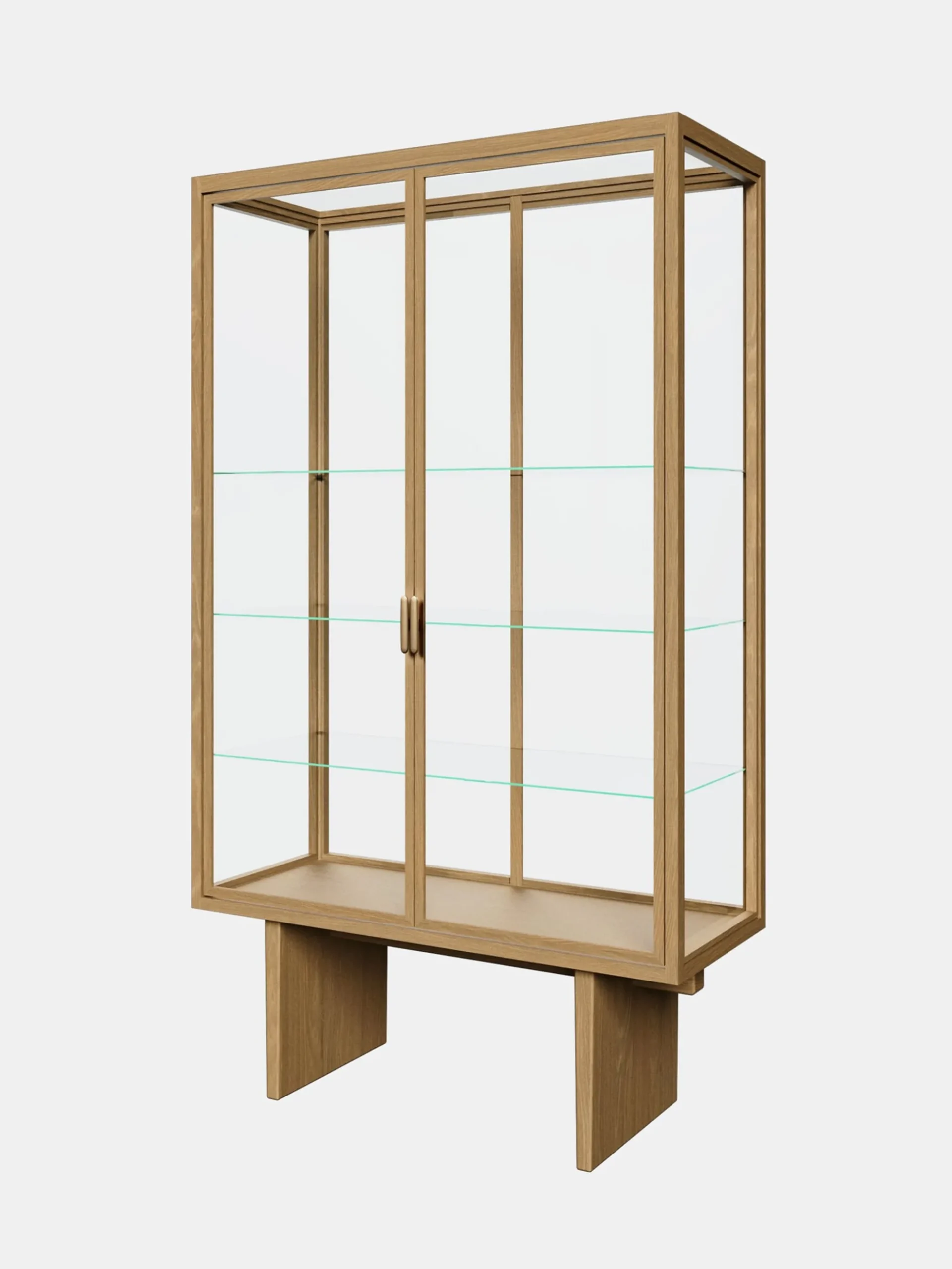 Private Vitrine - Light Stained Oak