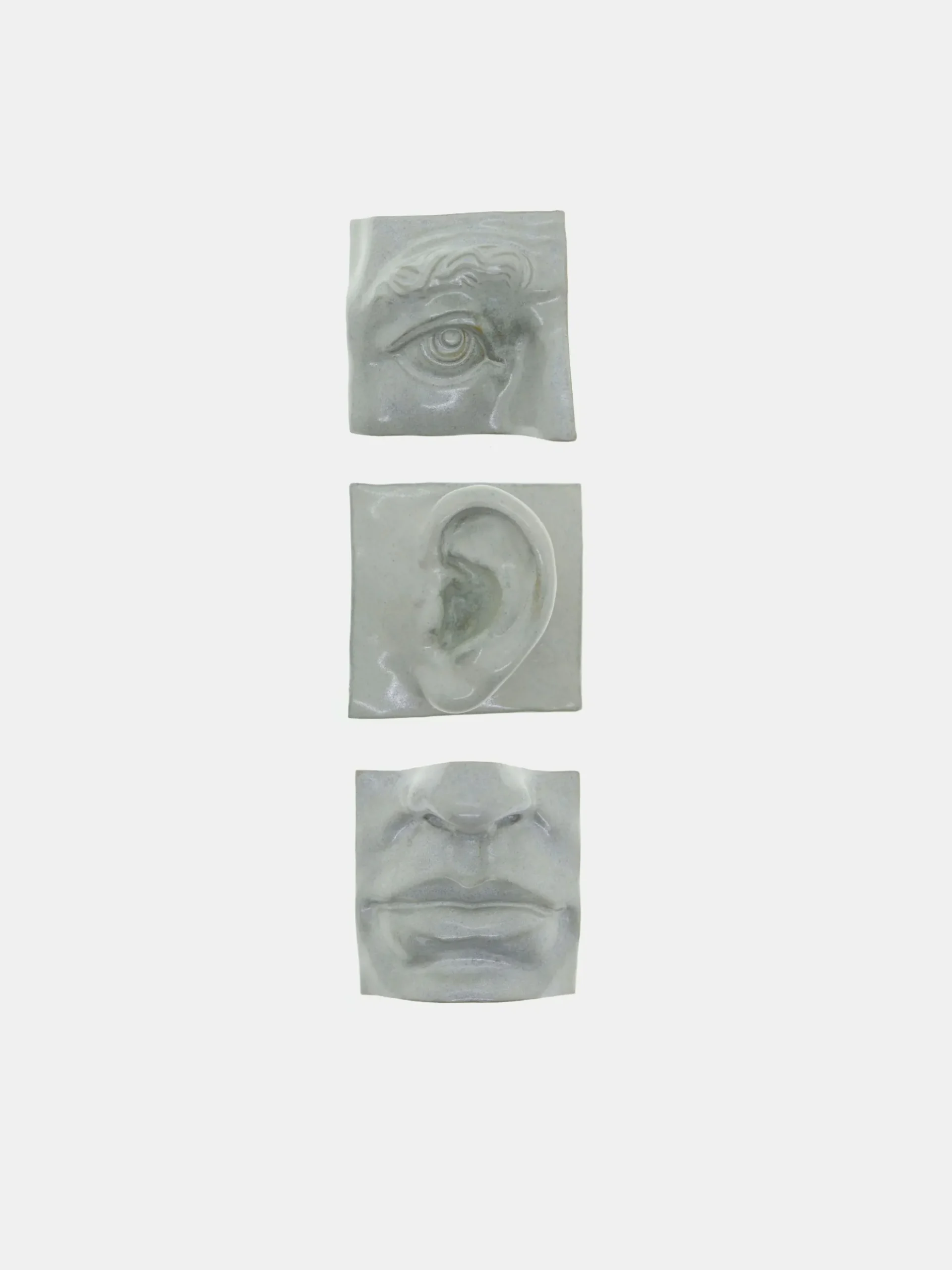 Relief set of 3 - White