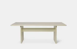 Rink Dining Table - Eggshell