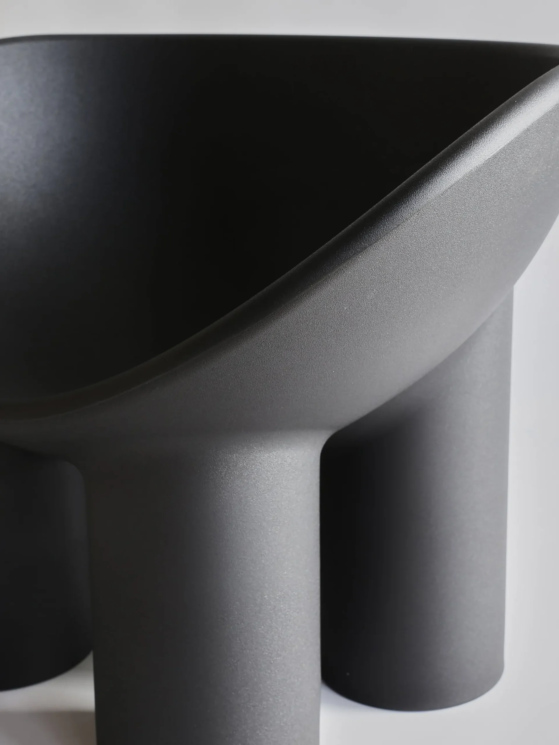 Roly Poly Armchair - Eco Black