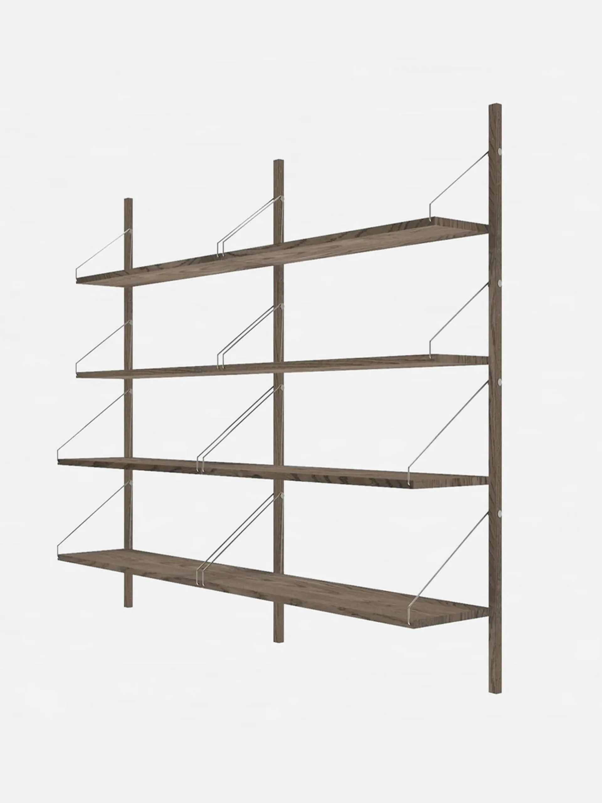 Shelf Library H114,8 Double Section – Dark