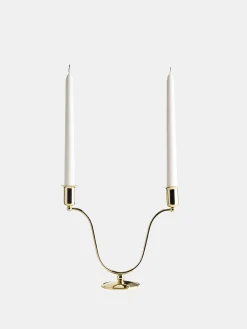 Svanen Candle Holder - Brass