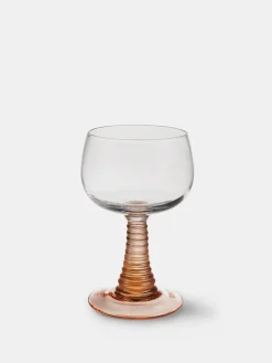 Swirl Wine Glass - Nude