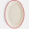 The Line - Oval Serving Platter - Red Line