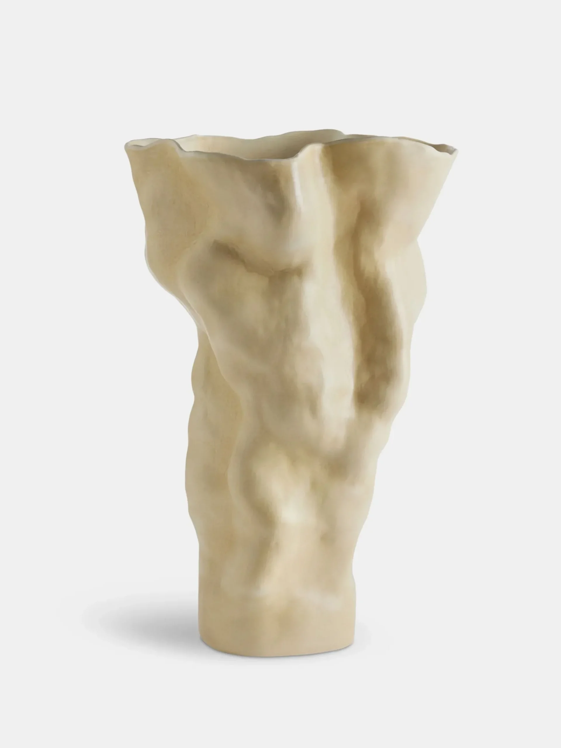 Timna Vase Tall - Latte