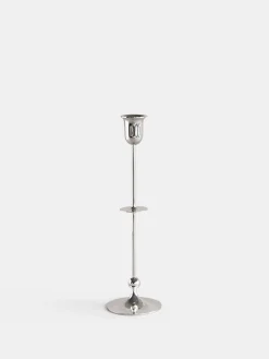 Totem Candle Holder – Silver