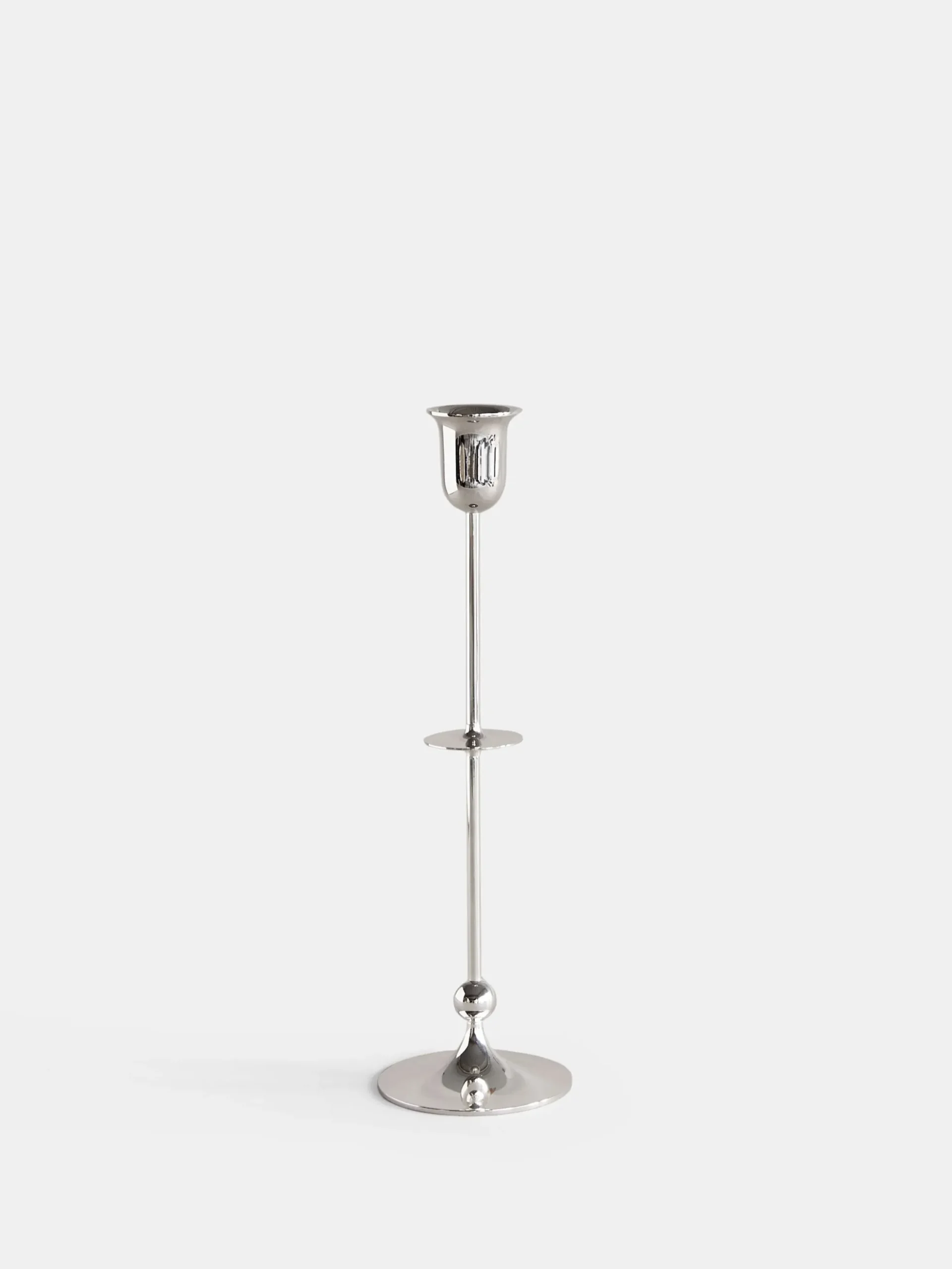 Totem Candle Holder – Silver