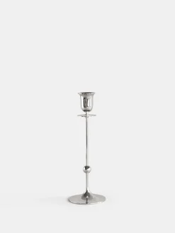 Totem Candle Holder – Silver