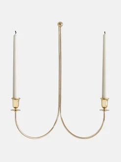 Totem Twin Sconce - Brass