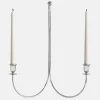 Totem Twin Sconce - Silver