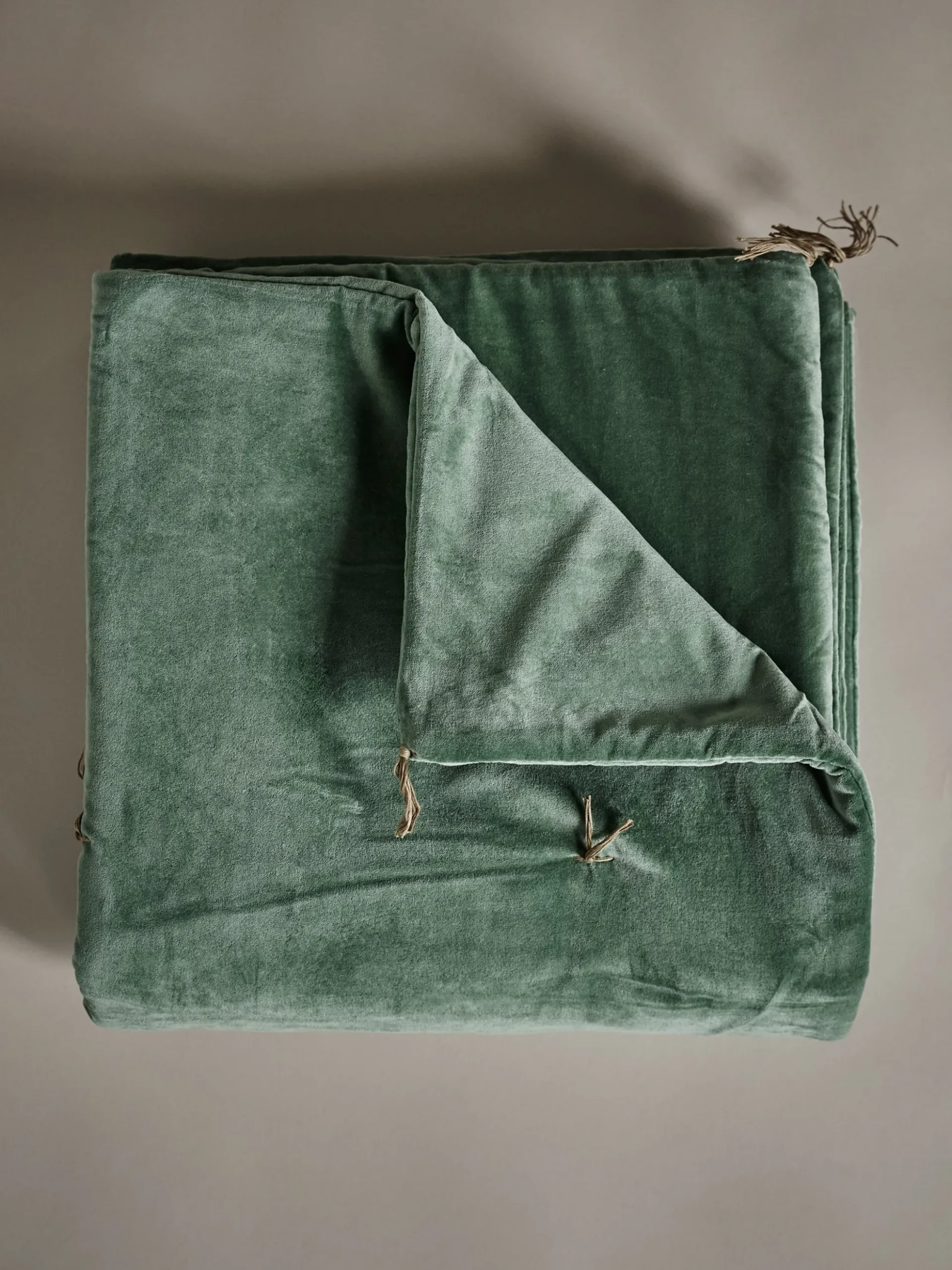 Velvet Sofacover – Light Green